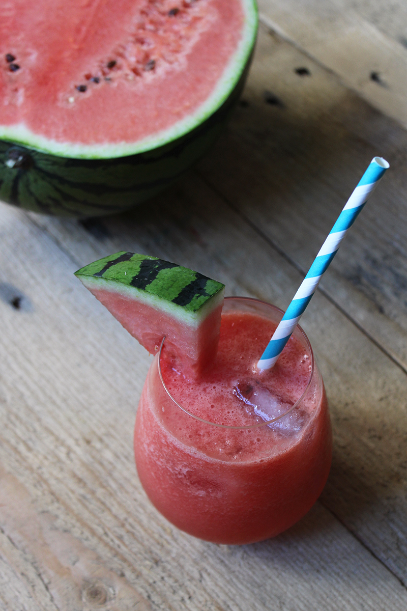 Fruit shake with watermelon